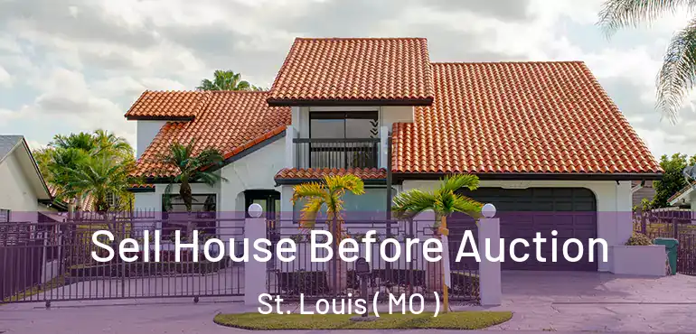  Sell House Before Auction St. Louis ( MO )